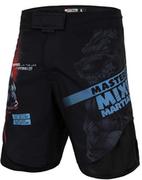 Spodnie sportowe męskie - Pit Bull Spodenki Grapplingowe Masters MMA Black - miniaturka - grafika 1