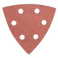 Materiały ścierne - Papier ścierny delta na rzep 93 x 93 mm K 120, 5 szt,, z otworami GRAPHITE - miniaturka - grafika 1