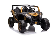 Pojazdy elektryczne dla dzieci - LEAN CARS Auto Na Akumulator Buggy A032 Złoty 9006 - miniaturka - grafika 1