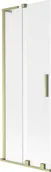 Parawany nawannowe - Mexen Velar L parawan nawannowy 2-skrzydłowy rozsuwany 75 x 150 cm, szron, złoty szczotkowany - 896-075-003-31-55 - miniaturka - grafika 1