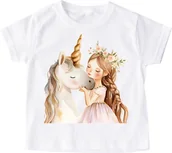 Koszulki dla dziewczynek - koszulka dla dziewczynki z księżniczką księżniczka5 - miniaturka - grafika 1