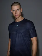 Koszulki męskie - T-SHIRT MĘSKI 4F KOSZULKA TRENINGOWA SZYBKOSCHNĄCA XXL TFTSM1286 SS25 - miniaturka - grafika 1