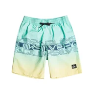 Spodenki damskie - Dziecięce Szorty QUIKSILVER WORDBLOCK 16 B JAMV EQBJV03434-GCZ6 – Zielony - miniaturka - grafika 1