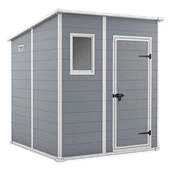 Altany ogrodowe - Keter Szopa ogrodowa Manor Pent 66, szaro-biała, 241765 Benelux - miniaturka - grafika 1