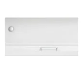 Akcesoria do armatury i ceramiki - Roca Vythos uchwyt wanny chrom A248595000 - miniaturka - grafika 1