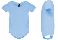 Body dla niemowląt - BODY niemowlęce BAWEŁNA Krótki Rękaw Roly HONEY 7200 NIEBIESKI Sky 68 - miniaturka - grafika 1