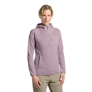 Damska kurtka polarowa Jack Wolfskin KOLBENBERG HOODED FZ W wild blossom - M - Kurtki damskie - miniaturka - grafika 1