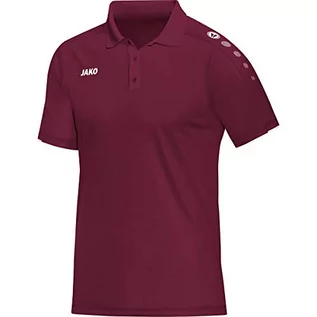 Koszulki męskie - JAKO Classico Polo, Maroon, 3XL - grafika 1