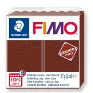 Akcesoria rzeźbiarskie - Staedtler Masa Fimo Leather effect 57g orzechowy - miniaturka - grafika 1
