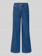 Spodnie damskie - Jeansy o luźnym kroju z wyhaftowanym logo - miniaturka - grafika 1