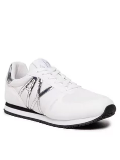 Sneakersy damskie - Armani Exchange Sneakersy XDX031 XV137 M696 Biały - grafika 1