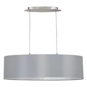 Lampy sufitowe - Eglo LAMPA wisząca MASERLO 31612 Abażurowa OPRAWA ZWIS nad stół do jadalni IP20 - miniaturka - grafika 1