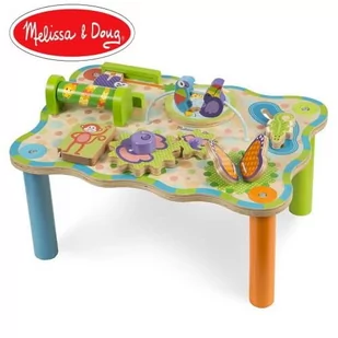 Melissa &amp; Doug Melissa &amp Doug MELISSA Stolik aktywizujący Dżungla 40122 - Zabawki sensoryczne - miniaturka - grafika 1
