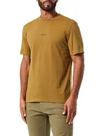 Koszulki męskie - Replay T-shirt męski, 238 Army Green, M - miniaturka - grafika 1