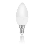 Żarówki LED - Whitenergy Żarówka LED 10XSMD2835 C37 E14 5W 396lm ciepła biała mleczna (10541) - miniaturka - grafika 1