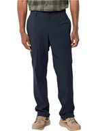 Spodnie męskie - Jack Wolfskin Spodnie chino "Desert" w kolorze granatowym - miniaturka - grafika 1