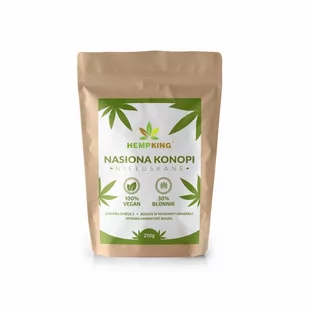 HempKing NASIONA konopne - CHOLESTEROL - OMEGA 3-6-9 - 250g - Zdrowa żywność - miniaturka - grafika 1