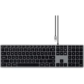 Klawiatury - Satechi Slim W3 ciemnoszara - miniaturka - grafika 1