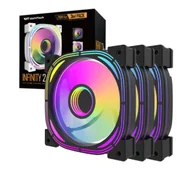 Wentylatory komputerowe - Darkflash INF24 3w1 120mm Czarny - miniaturka - grafika 1