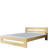 Łóżka dla dzieci i młodzieży - Łóżko 80 x 200 ze Stelażem Marika Dolmar Sosna Barwiona na Orzech - miniaturka - grafika 1