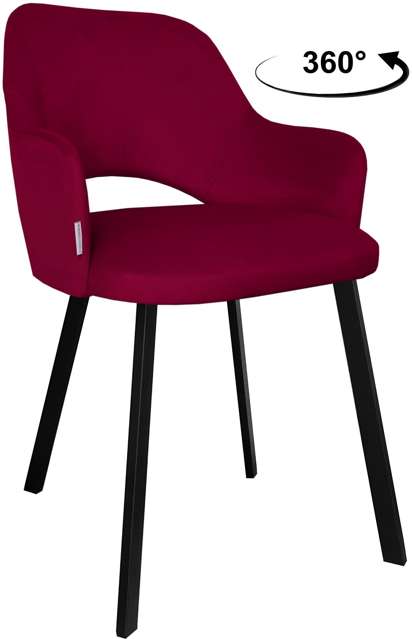 Krzesło obrotowe Milano podstawa Profil czarna MG31