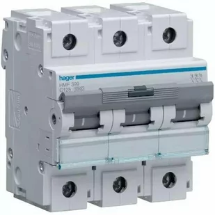 Hager Wyłącznik nadprądowy HMF 3P C100 10kA HMF390 - Bezpieczniki elektryczne - miniaturka - grafika 1