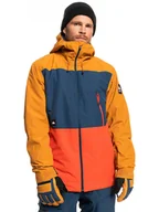 Kurtki narciarskie - Quiksilver Kurtka narciarska w kolorze pomarańczowo-niebieskim - miniaturka - grafika 1