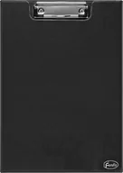 Deski z klipsem - Forofis Klip board z metalowym klipsem A4 zamykany 91243 czarna PVC - miniaturka - grafika 1