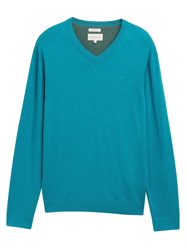 Tom Tailor Sweter w kolorze turkusowym