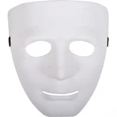Dodatki do strojów karnawałowych - GUIRCA Maska karnawałowa Biała Twarz MAS/6588-G - miniaturka - grafika 1