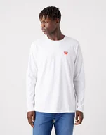 Bluzy męskie - Męski longsleeve Wrangler LS SIGN OFF TEE M - miniaturka - grafika 1