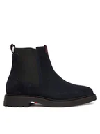 Botki męskie - Tommy Hilfiger Sztyblety Comfort Lwt FM0FM05592 Granatowy - miniaturka - grafika 1
