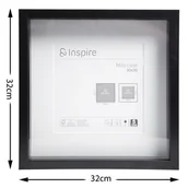 Ramki na zdjęcia - Rama na zdjęcie Milo Case 30 x 30 cm czarna Inspire - miniaturka - grafika 1