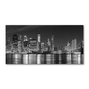 Obrazy i zdjęcia na płótnie - Foto obraz szkło akryl Manhattan nocą - miniaturka - grafika 1