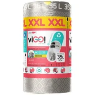 Worki na śmieci - Worki na śmieci VIGO XXL 35 L (50 sztuk) Srebrny - miniaturka - grafika 1