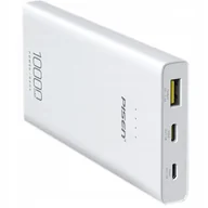 Powerbanki - Powerbank Ts-D324 10000Mah 12W Pd Qc Usb Micro Usb C Biały Do Iphone Apple - miniaturka - grafika 1