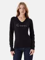 Swetry damskie - Guess Sweter W5YR24 Z2NQ2 Czarny Regular Fit - miniaturka - grafika 1