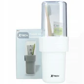 Pojemniki łazienkowe - Etui Pojemnik Na Szczoteczkę Pastę Do Zębów Kubek - miniaturka - grafika 1