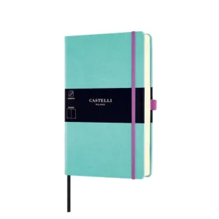 Notatnik Castelli Aquarela Jade 13x21 linia - Pelikan - Notesy i bloczki - miniaturka - grafika 1
