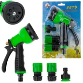 Inne akcesoria do nawadniania - Pistolet Zraszacz Ogrodowy Do Węża + Złączki - miniaturka - grafika 1