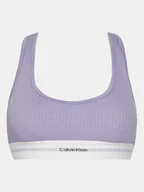 Biustonosze - Calvin Klein Underwear Biustonosz top LV00QF8018 Fioletowy - miniaturka - grafika 1