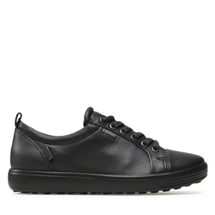 Sneakersy ECCO Soft 7 W GORE-TEX 44030301001 Czarny - Sneakersy damskie - miniaturka - grafika 1