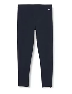 Champion Legacy American Classics damskie legginsy z zamkiem błyskawicznym z logo C, granatowe, S - Legginsy - miniaturka - grafika 1