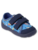 Kapcie damskie - Chłopięce kapcie samoloty niebieskie Befado r.23 - miniaturka - grafika 1