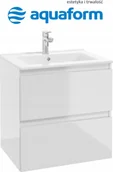 Szafki łazienkowe - AQ.401-1106011 / AQUAFORM / OTTIMA / SZAFKA PODUMYWALKOWA WISZĄCA 60X60X45 DSM BIAŁY POŁYSK / - miniaturka - grafika 1
