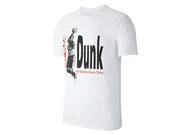 Koszulki męskie - Nike Air Jordan Dry Graphic 2 Tee White - miniaturka - grafika 1
