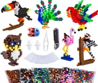 Prace ręczne dla dzieci - Koraliki Do Prasowania 3D Zestaw 3000 Szt Figurki Trójwymiarowe Ptaki - miniaturka - grafika 1