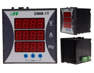 F&F Wskaźnik wartości parametrów sieci DMM-1T - Multimetry - miniaturka - grafika 1