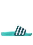 Klapki i japonki damskie - adidas Klapki adilette W GX3371 Zielony - miniaturka - grafika 1