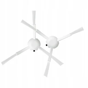 2x Szczotka Szczoteczka Boczna Czyszcząca Do Xiaomi Mi Robot 1c Stytj01zhm / Biały - Akcesoria do robotów sprzątających - miniaturka - grafika 1